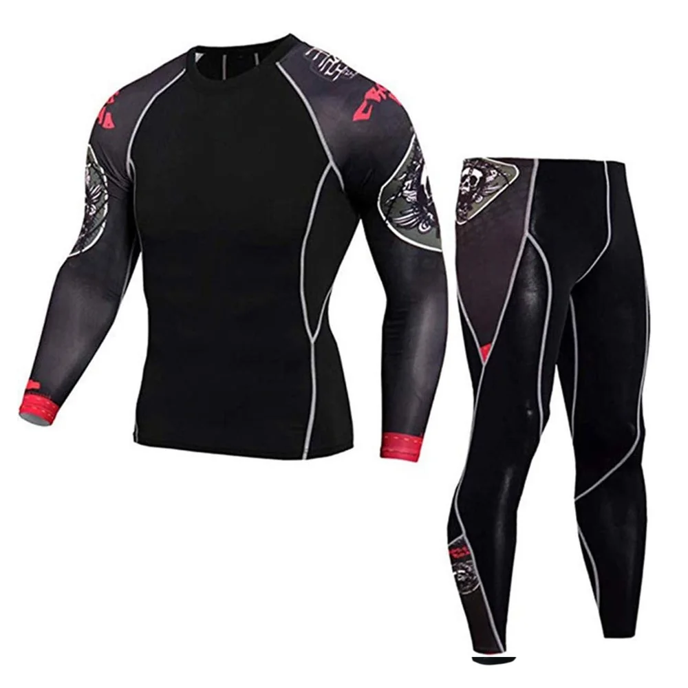 Rash Guards Full Sleeves & Trousers - Style 7