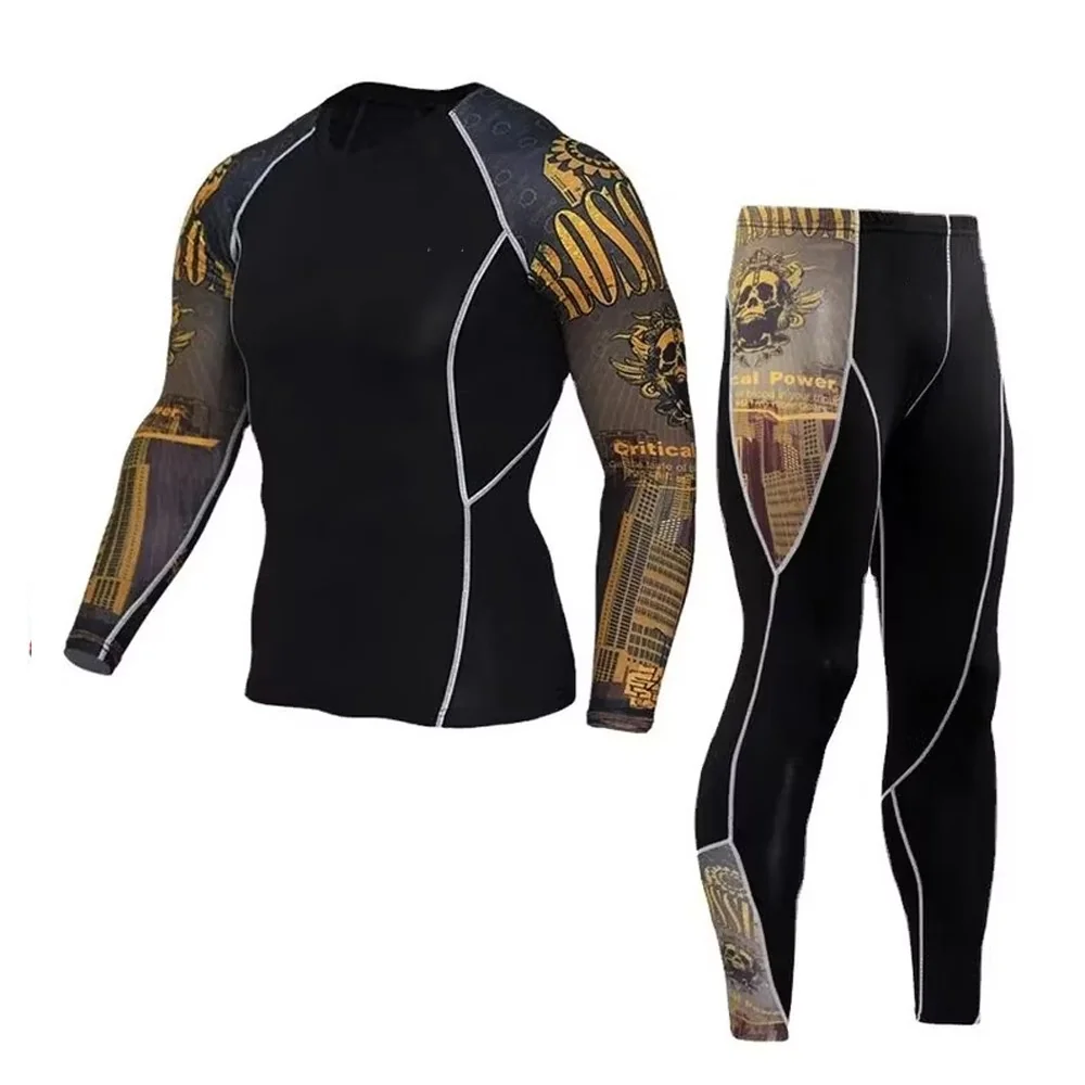 Rash Guards Full Sleeves & Trousers - Style 5